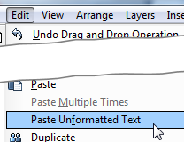 Paste Option