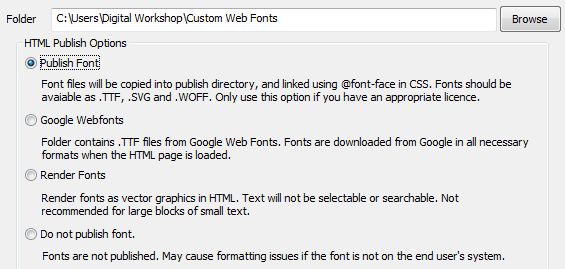 HTML5 Web Font options