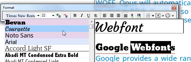 HTML5 WYSiWYG Web Fonts