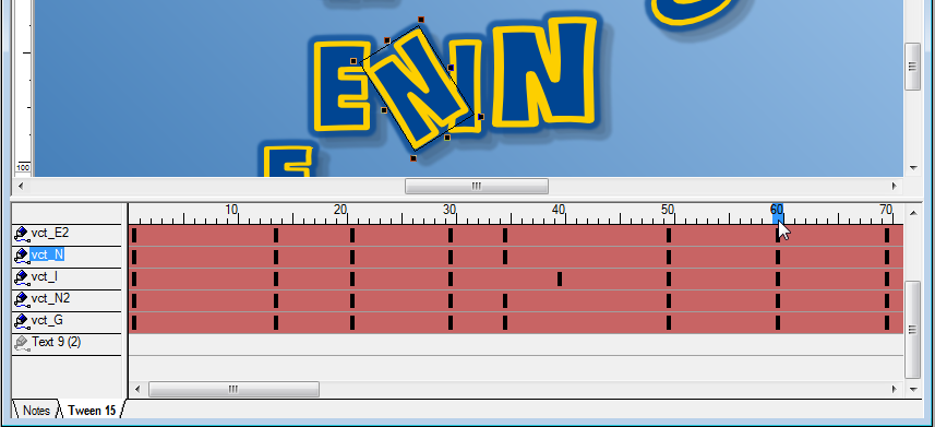 Tween Editing Screenshot