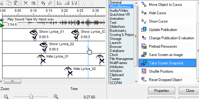 Authoring a Timeline example